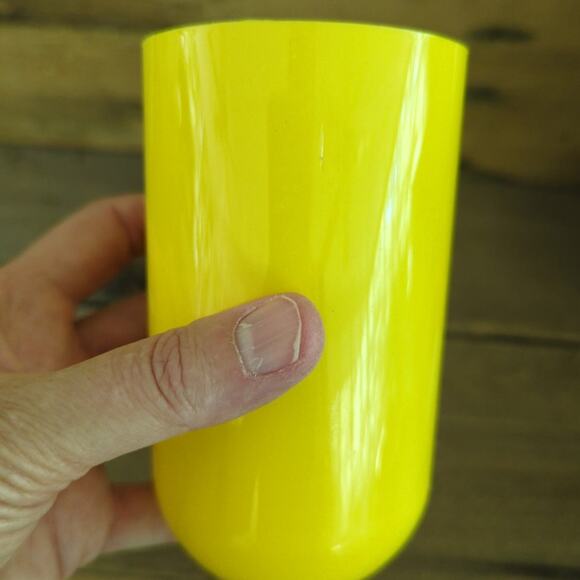 Vintage 1986 Round Bottom Glass Set by Spenser Gifts Set of Four Original Box - Picture 9 of 10